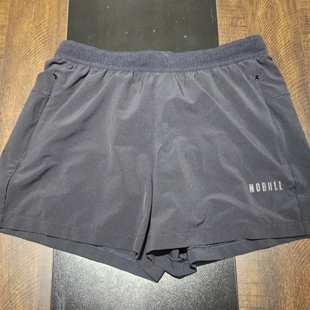 NOBULL Men's Charcoal Athletic Shorts